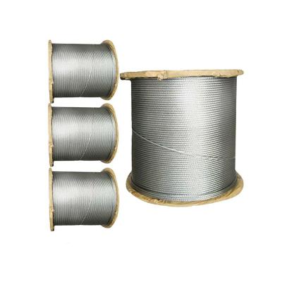 China Construction Hot Dip Galvanized Steel Rope Brass Plated Prestressed Armored Cable Wire for sale