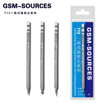 China Durable GSM-SOURCES T12 Solder Tip With Heating Core For T12 Soldering for sale