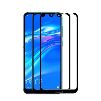 China Plasma Oiling Silkscreen 2.5D 9H Clear Mobile Phone Tempered Glass Screen Protector For Huawei Y7 2019 For Huawei y7 2019 Screen Protector for sale