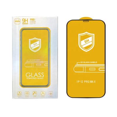 China High quality 9H 3D cell phone for iphone 12 screen protector for iPhone 12 mini/12 pro/12 pro max for sale