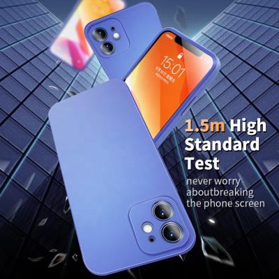 China Hot Anti-drop Amazon Fashion 2 IN 1 Ultra-thin Cell Phone Case With Screen Protector For iPhone 12/12 Pro for sale