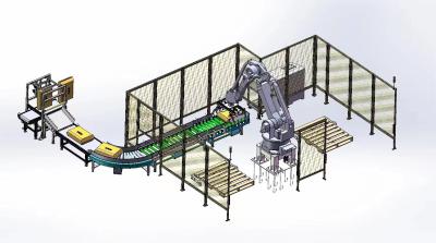 Cina Imballaggi elettrici robotici e apparecchiature per la palletizzazione ad alta velocità con pallet di imballaggio in vendita