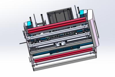 China Automatic PLC Control Fabric Roll Packing Machine For Tubular Fabric for sale