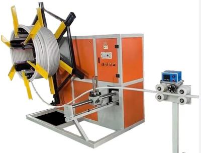 China Microspray-tape plastic pijp winder machine dubbel spoelen voor productie-installatie Te koop