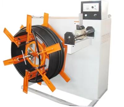 China Flexible Rubber Strip Hose Winder Machine Single Screw Wire Coiling Machine for sale