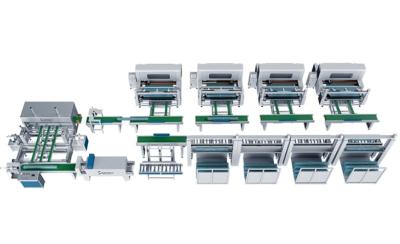 China Electric Automatic Fabric Roll Packing Machine For Textile Pillow Core for sale