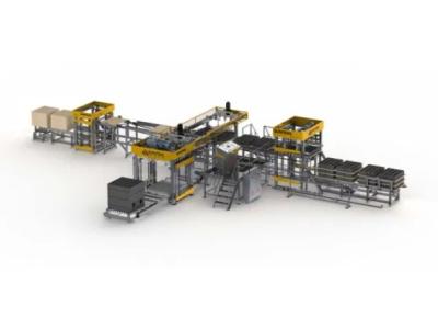 China Soluções de embalagem automática e paletização com ecrã táctil para diferentes indústrias à venda