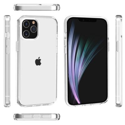 China High Clear Protector Cover Phone Case Cover For iPhone 12 11 X Xs Max Xr 8 7 P Shockproof TPU+PC Phone Shell Accessories for sale