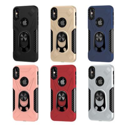 China Magnetic Kickstand Ring Case Hybrid Armor Kickstand Dirt-resistant Bottle Opener On Car Holder For iphone 11 X Xs Max Xr 6 7 8 plus case S9 S10 Note 9 for sale