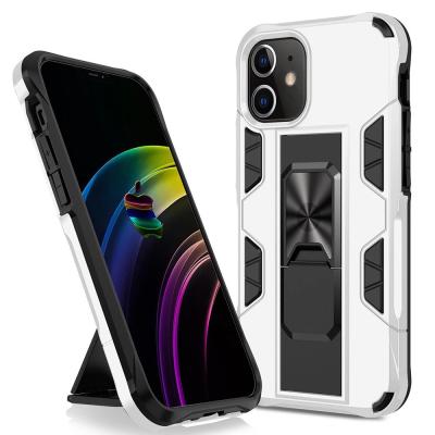 China High Quality Multi-Function Magnetic Mount Function Car Kickstand Hybrid Built-in Hard Case For iPhone 11 12 Pro XR Max Shockproof Case for sale