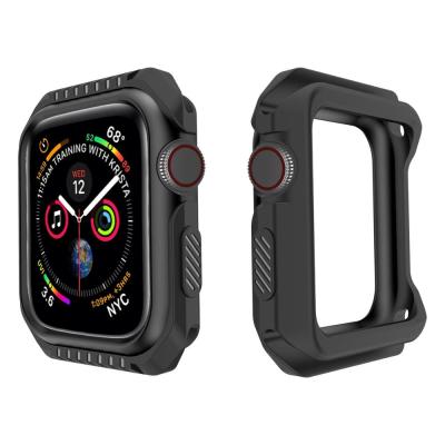 China Fashionable Silicone Case For Apple Watch Touch Color Soft Protector Protective Cases Cover For Smart Watch 3 4 38mm 42mm New for sale