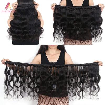 China Free Shipping Raw Brazilian Virgin Hair Bundles Body Wave Remy Virgin Hair Cuticle Aligned Human Hair Extension Unprocessed for sale