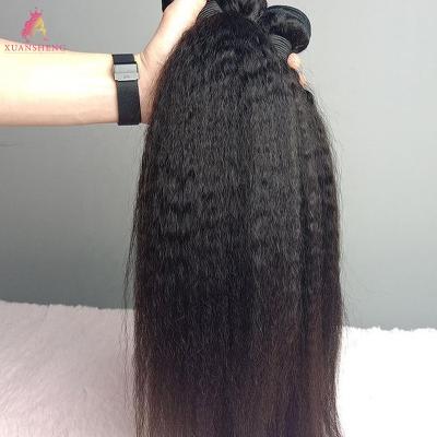 China Hot Selling Brazilian Straight Curly Virgin Human Hair Extensions Unprocessed Straight Hair Bundles Vendor for sale