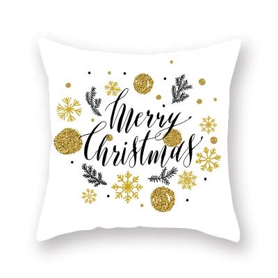 China Other Christmas Printed Square Throw Pillow Decoration Sofa Cover for sale