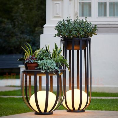 China Solar Lawn Light Lamp Post Garden Villa Garden Garden Terrace Flower Stand Lamp Outdoor for sale