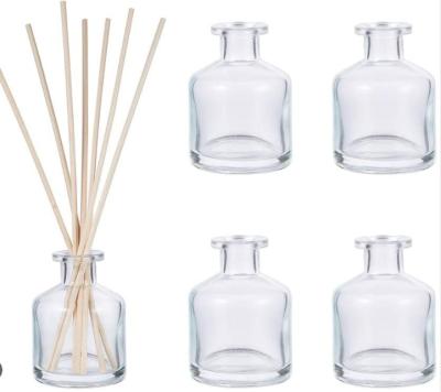 China Cosmetic environmentally friendly transparent and clean Diffuser Bottle Refillable Diffuser Jar refillable aromatherapy bottle for sale