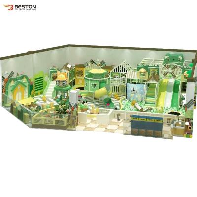 China 2022 Amusement Room Beston Amusement Park Design Naughty Castle Soft Playground Theme Park Rides On Sale In Uzbekistan for sale