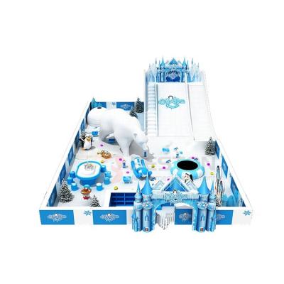 China Durable Commercial Kids Naughty Fort Ice And Snow Theme Indoor Playground Equipment For Sale for sale