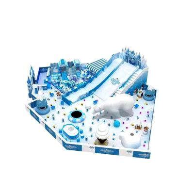 China new fashionable commercial customized indoor soft playground themed snow kids 3-12years for sale