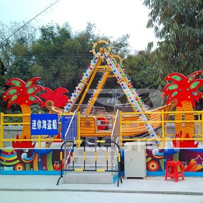 China Modern Outdoor Park 12 Seats Kiddie Pirate Ship Amusement Ride for sale