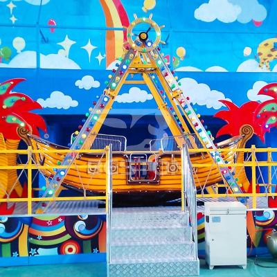 China Metal Fashion Mini Pirate Ship Playground Equipment 12 Seats Pirate Ship for sale