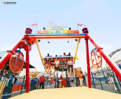 China Amusement Amusement Park Rides Beston Amusement Equipment 12 Seats Swing Ride Kids Amusement Happy Swing Ride for sale