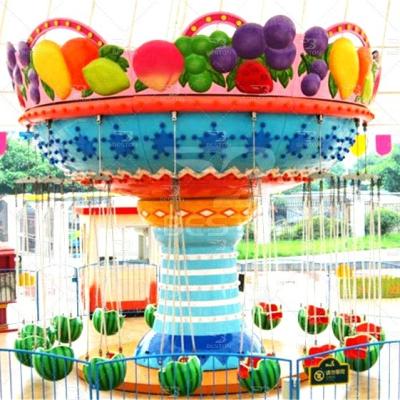 China Amusement Amusement Park Rides Beston Amusement 16 Seats Fruit Flying Chair Ride for sale