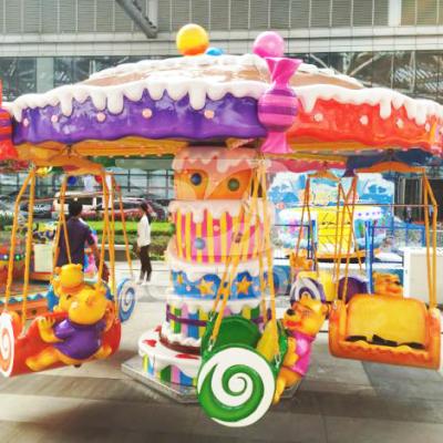 China Amusement Park Rides Amusement Rides Swing Ride Flight Chairs Mini 12 Seats Flying Chair For Sale for sale