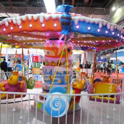 China 3-10years Mini Flying Chair 12 Seats Amusement Park Rides Flying Chair/Airplane Flying Chair Ride for sale