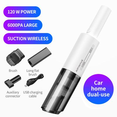 China Wholesale Universal 6000Pa Car Vacuum Cleaner Portable Handheld Cordless Mini Cordless Cleaner for sale