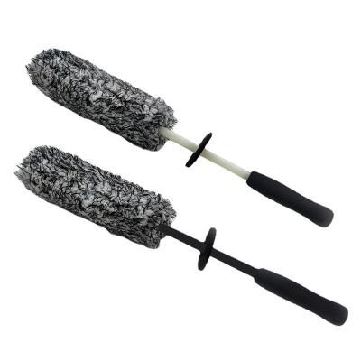 China Universal Wholesale Home Microfiber Car Wash Tire Wheel Detailing Cleaning Brush Duster for sale