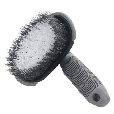 China Universal External Accessories Portable Car Wheel Tire Brush for sale