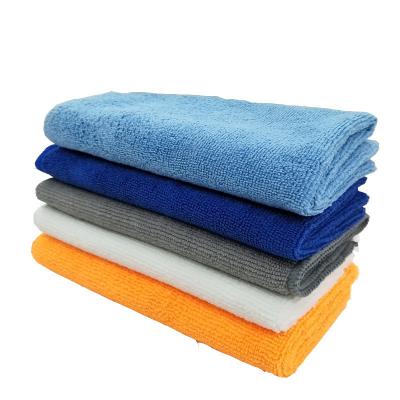 China 40*40cm universal edgeless microfiber car cleaning drying towel for sale