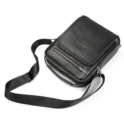 China Vintage luxury genuine leather cross - body handbags for men for sale