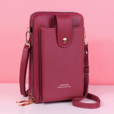 China Fashion New Arrival Fashion PU Leather Phone Shoulder Small Women's Messenger Bag for sale