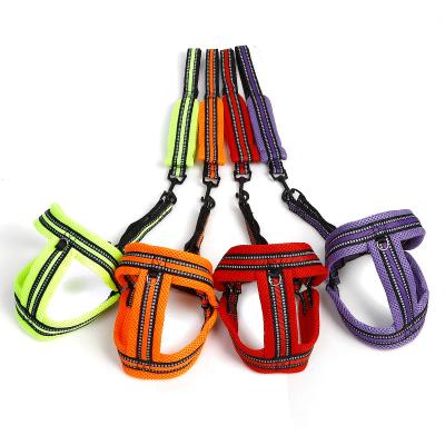 China New Arrival Sustainable Adjustable Breathable Reflective Dog Leash Strong Nylon for sale