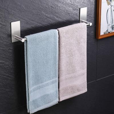 China New Design Durable Detachable Towel Rack Wall Mounted Adhesive 304 Stainless Steel Towel Rack for sale