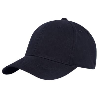 China Spring Summer Plain Black COMMON Baseball Cap Curved Brim Sports Hats For Men No Regular Design 6 Panel Just for sale