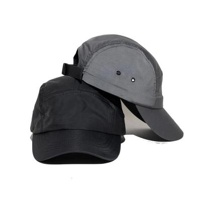 China JOINT 5 Panel Men's Running Hats High Quality Dry-Fit UV-Proof Unstructured Nylon Waterproof Sports Baseball Cap for sale