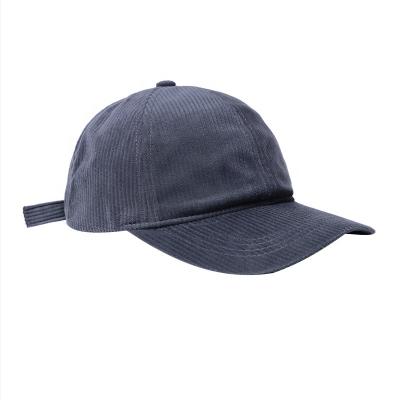 China COMMON Wholesale Corduroy White 6 Panel Unstructured Dad Hat Custom Your Own Design Baseball Caps And Hats for sale