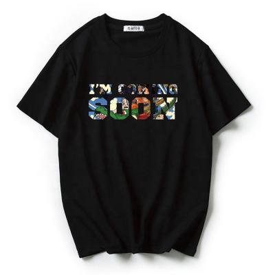 China Custom Oversized Anti-pilling Screen Printing Cotton T-shirt Men for sale