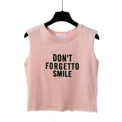 China Custom Printed Anti-pilling Women's Hollow Crop Top for sale