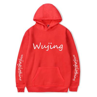 China Fashion Sweatshirt Anti-Shrink Printing On Chest And Sleeves Custom Made Mens Hoodies Casual Style for sale