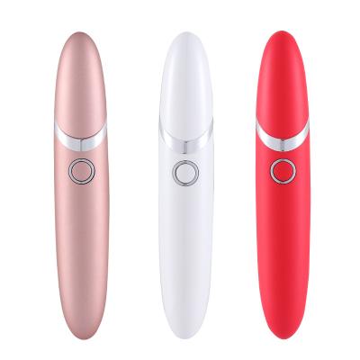 China Skin Tightening Rechargeable Eye Beauty Pen Hot Compress Ionic Eye Massager Pen for sale