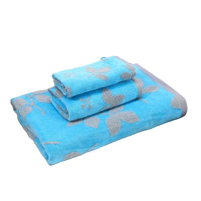 China Viable Factory Wholesale Custom Made Luxury 100% Cotton Terry Cotton Towel Set for sale