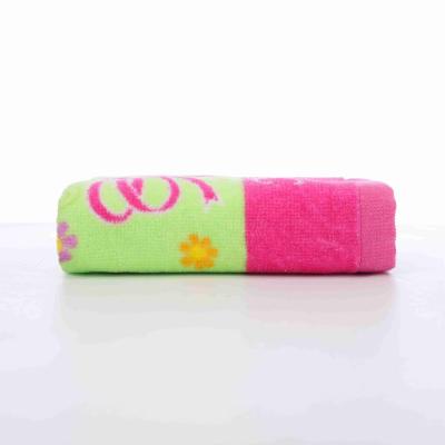 China 100% Cartoon Design Kids Cotton Jacquard Viable Cute Null Twist Small Super Soft 100% Face Towel for sale