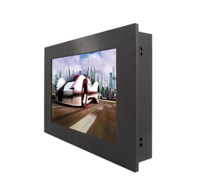 China Dual Core Embedded Industrial Panel PC Wall Mount Fanless 10 ''  800 * 600 for sale