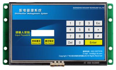 China PC encaixado módulo do painel da tela HMI de TFT LCD com motorista & porta usb do processador central & do RS232/ à venda