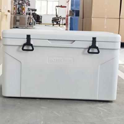 China Waterproof food grade insulated 100 L meat and recycle containers for transport and storage for sale