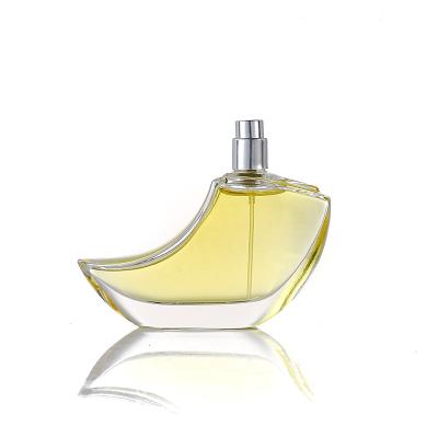 China Crescent Aromatherapy Bottle Glass Luxury 50ml Cosmetic Wholesale Perfume Bottle for sale